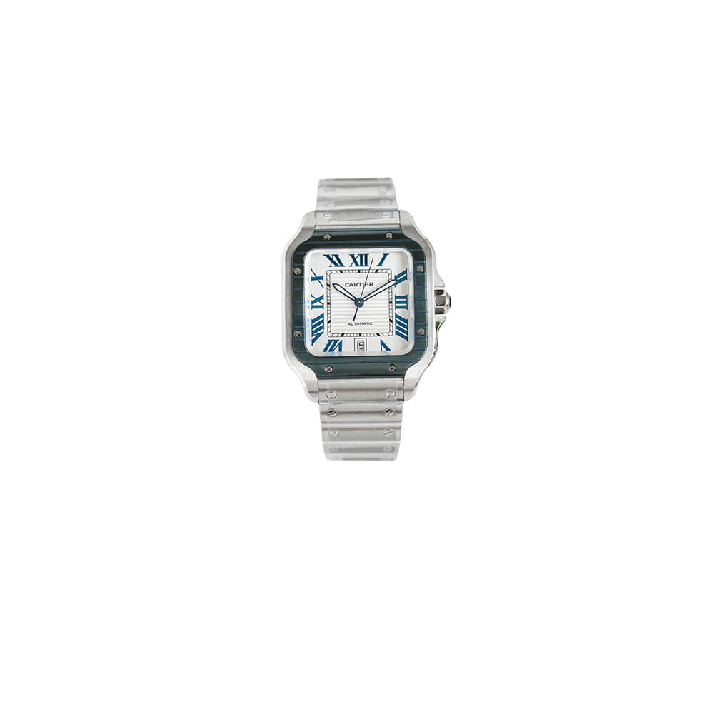 1-119-3.jpg Santos Large de Cartier watch - Image 1
