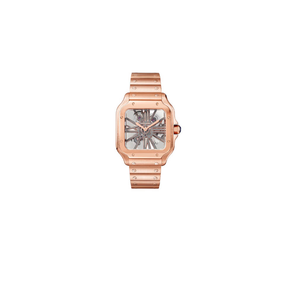 1-161-4.jpg Cartier Santos Skeleton Watch - Image 1