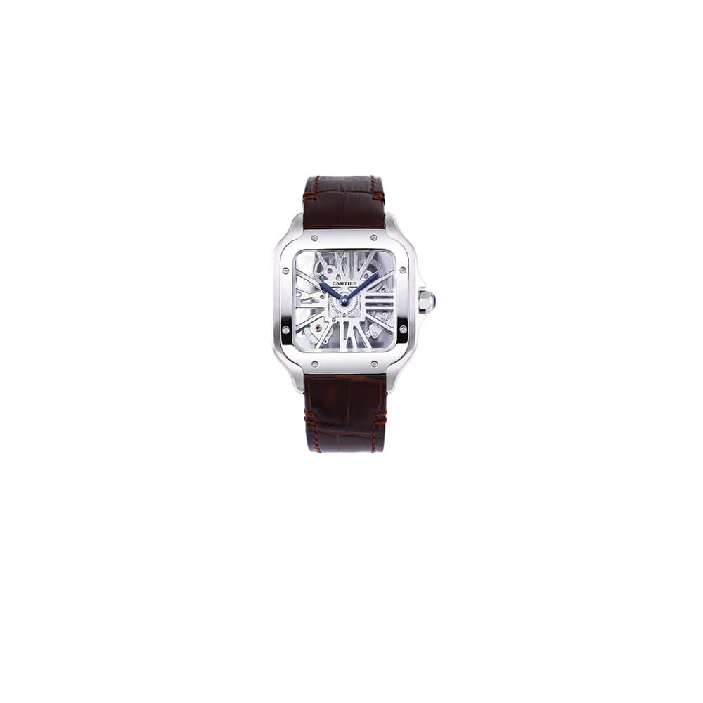 1-170-3.jpg Cartier Santos Skeleton Watch - Image 1