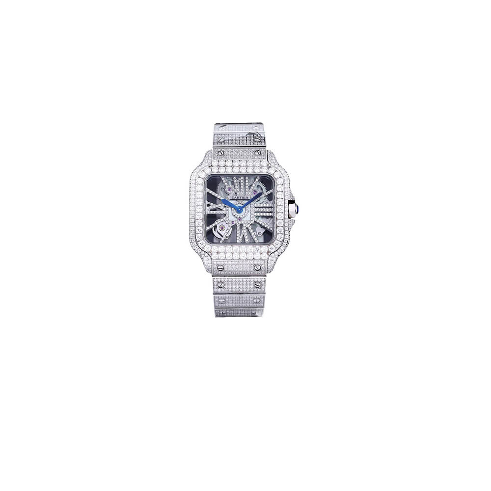 1-171-2.jpg Cartier Santos Skeleton Watch - Image 1