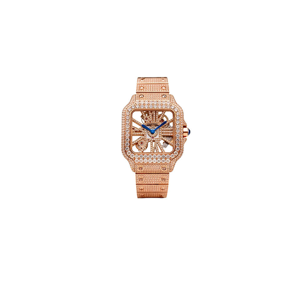 1-172-2.jpg Cartier Santos Skeleton Watch - Image 1