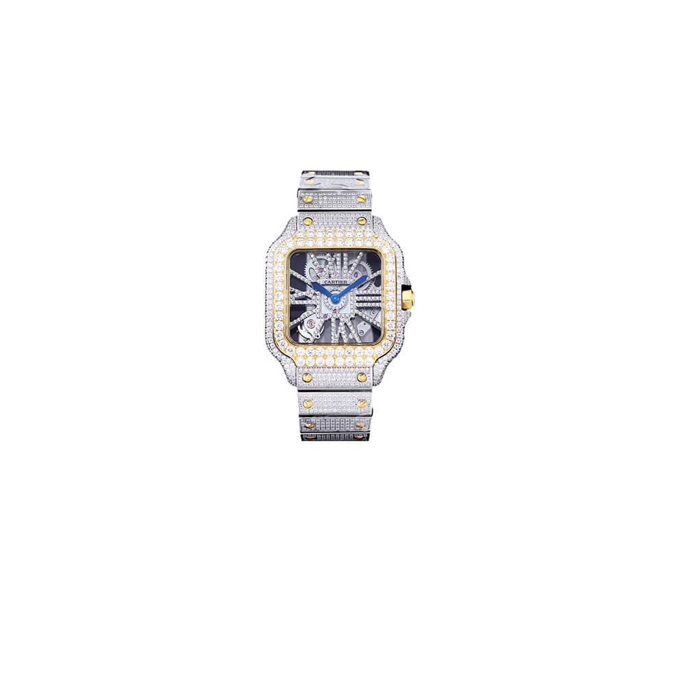 1-173-2.jpg Cartier Santos Skeleton Watch - Image 1