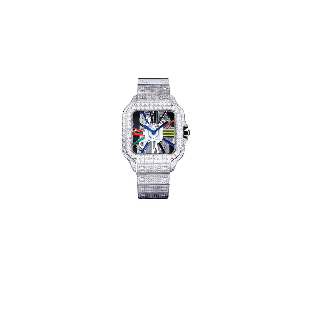 1-176-2.jpg Cartier Santos Skeleton Watch - Image 1
