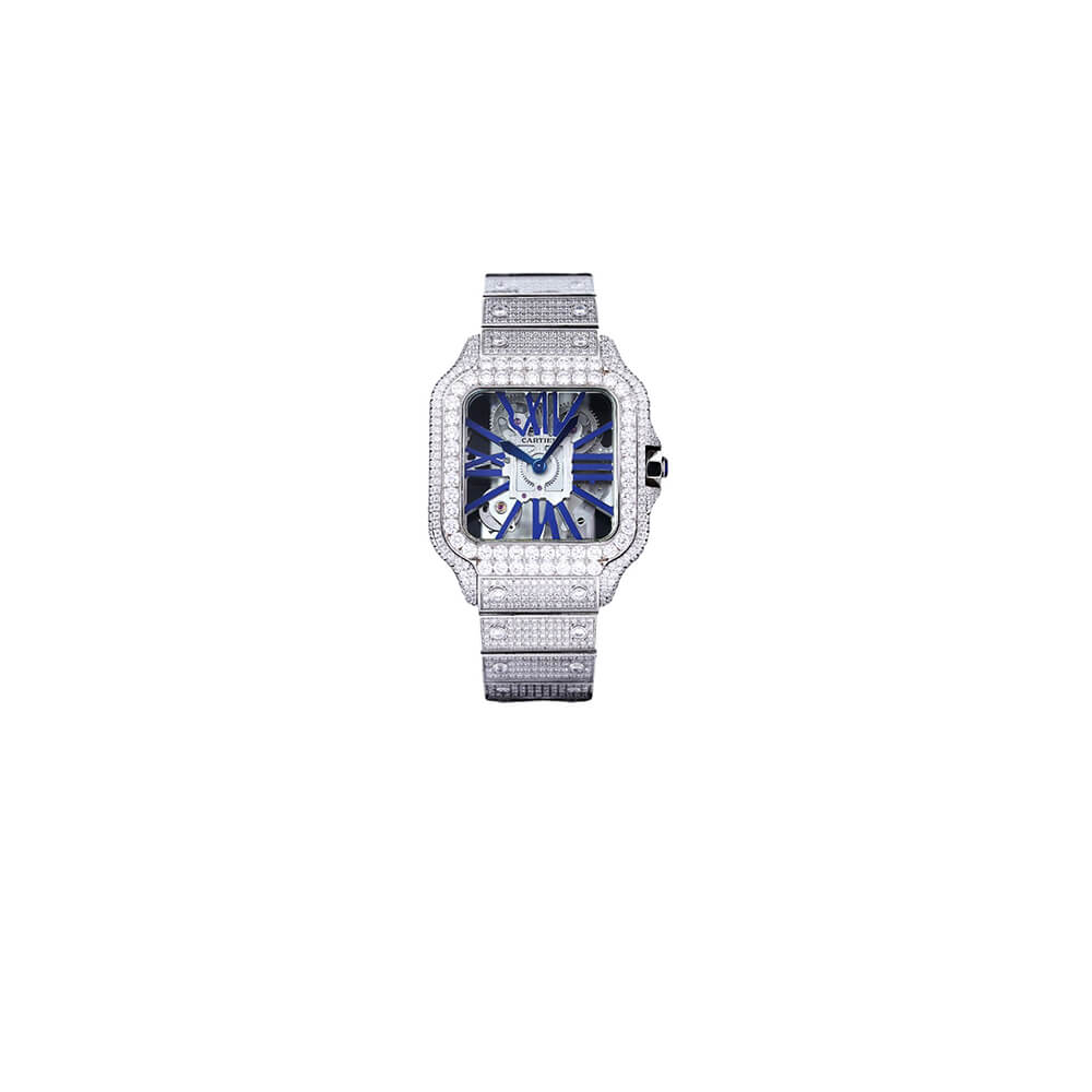 1-177-2.jpg Cartier Santos Skeleton Watch - Image 1