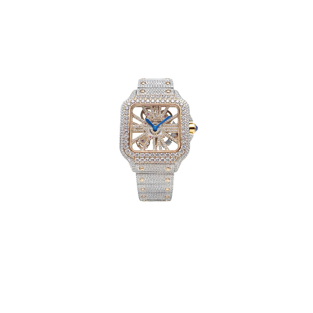 1-180-2.jpg Cartier Santos Skeleton Watch - Image 1