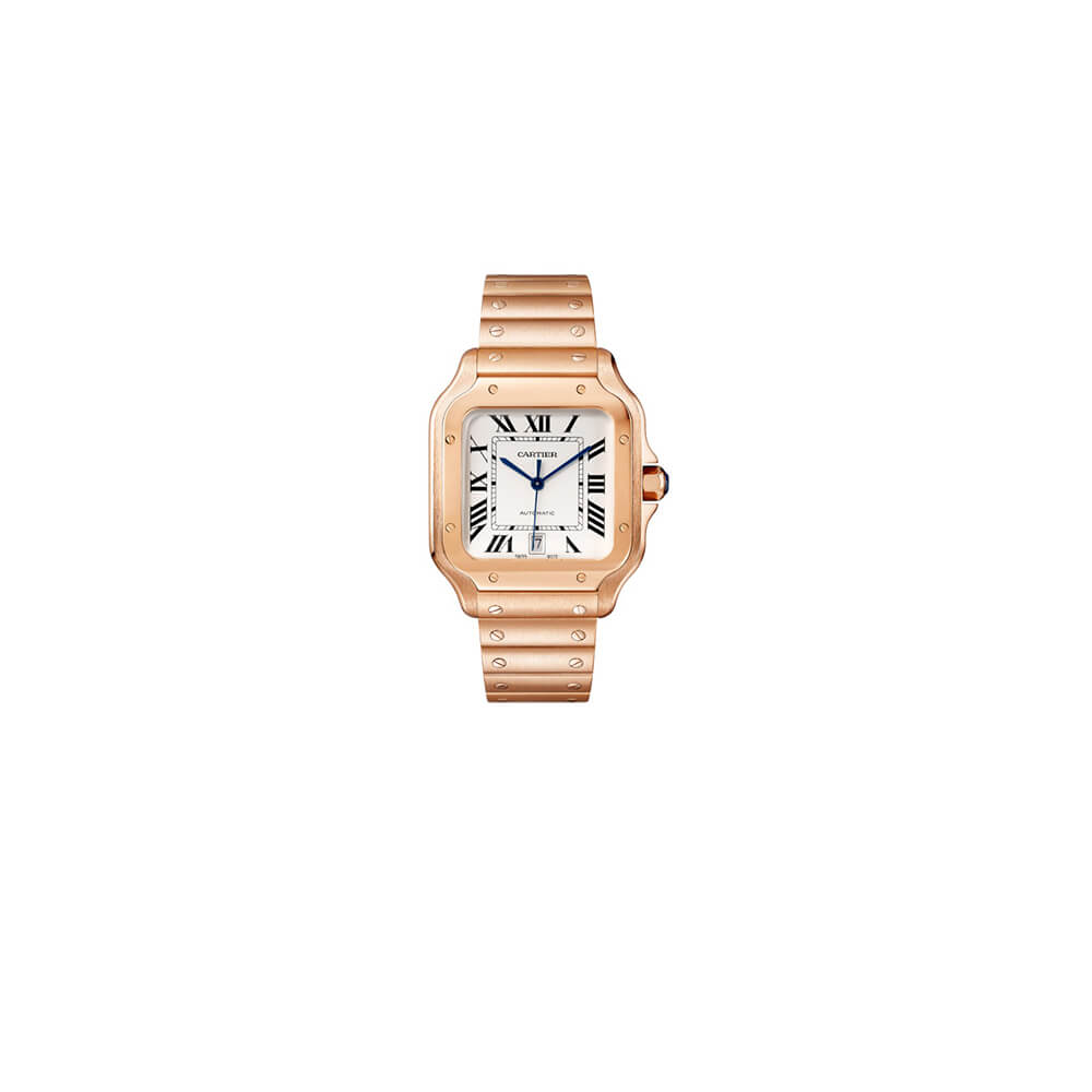 1-19-8.jpg Santos Large de Cartier watch(Customized original watch strap) - Image 1