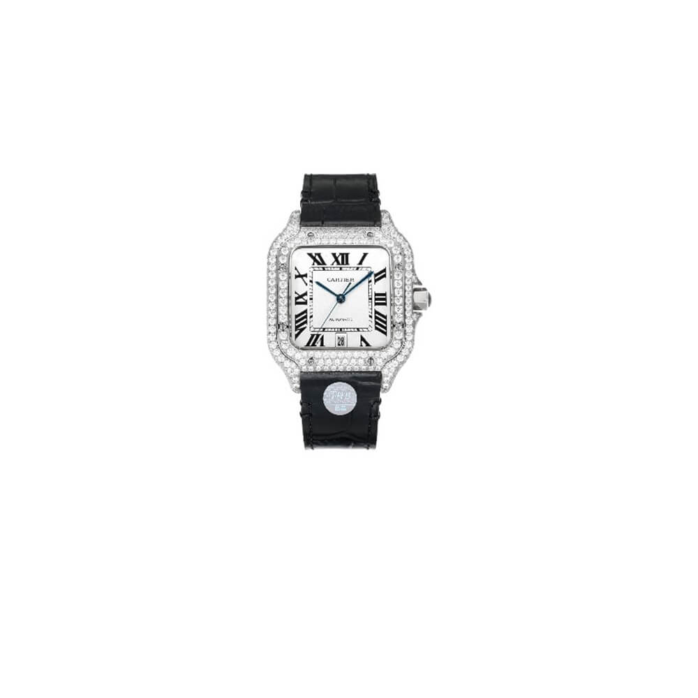1-2-8.jpg Santos Large de Cartier watch - Image 1