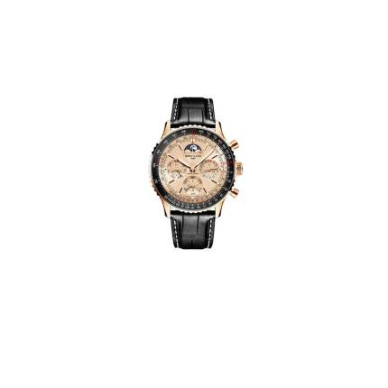 Breitling Navitimer 140th Anniversary 43mm Gold Dial Chronograph Watch
