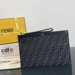 Fendi FF Jacquard Flat Pouch Medium - Image 2