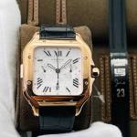 Santos de Cartier Chronograph watch - Image 2