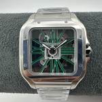 Cartier Santos Skeleton Watch - Image 2