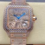 Cartier Santos Skeleton Watch - Image 2