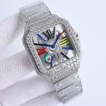 Cartier Santos Skeleton Watch - Image 2