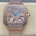 Cartier Santos Skeleton Watch - Image 2