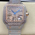 Cartier Santos Skeleton Watch - Image 2