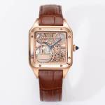 Cartier Santos Skeleton Watch - Image 2