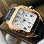 Santos de Cartier Chronograph watch - Image 3