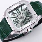 Cartier Santos Skeleton Watch - Image 3