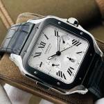 Santos de Cartier Chronograph watch - Image 3