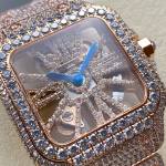 Cartier Santos Skeleton Watch - Image 3