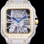 Cartier Santos Skeleton Watch - Image 3