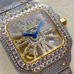 Cartier Santos Skeleton Watch - Image 3