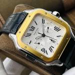 Santos de Cartier Chronograph watch - Image 3