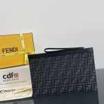 Fendi FF Jacquard Flat Pouch Medium - Image 4