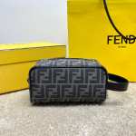 Fendi Small FF Jacquard Toiletry Case - Image 4