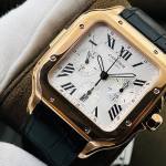 Santos de Cartier Chronograph watch - Image 4