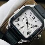 Santos de Cartier Chronograph watch - Image 4