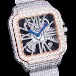 Cartier Santos Skeleton Watch - Image 4