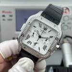 Santos de Cartier Chronograph watch - Image 4