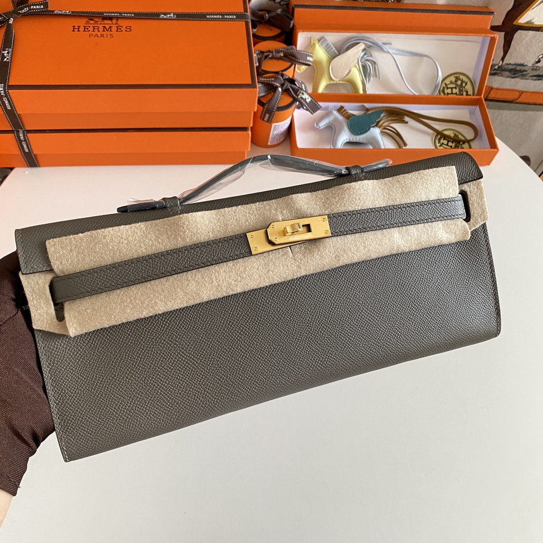 HSC-0C9AD5976CC5 Kelly Cut 31 Epsom Etain (8F) Gold Hardware - Image 1