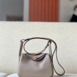Lindy Mini HSS Swift  Gris Asphalte(M8) And Rose Pourpre(L3)Gold Hardware