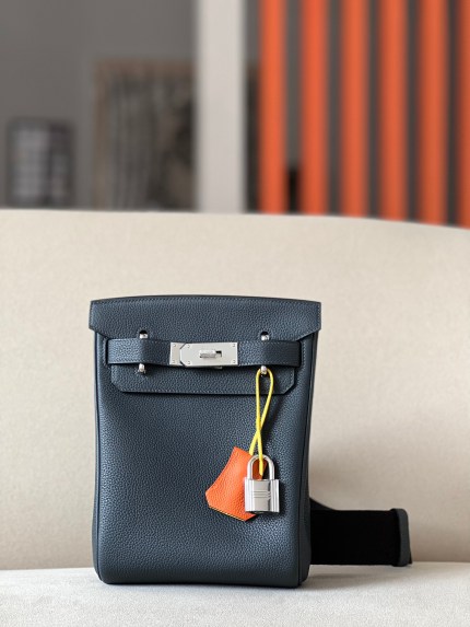 Birkin Hac a Dos PM Backpack HSS Togo Caban (3Y) And Jaune de Naples (9O)Palladium Hardware
