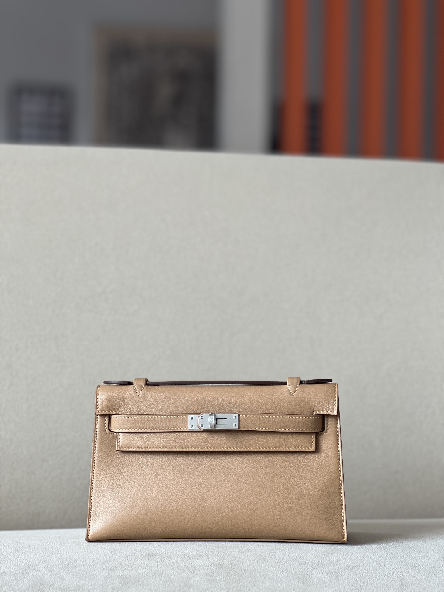HSC-250B55969D56 Kelly Pochette Swift Chai (0M) Gold Hardware - Image 1
