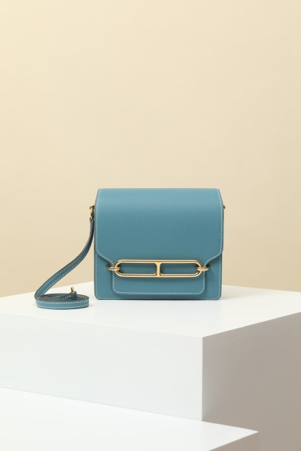 Roulis Mini Evercolor New Bleu Jean (D2) Gold Hardware