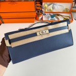 Kelly Cut 31 Epsom Blue Saphir (73) Palladium Hardware