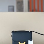 Constance 19 Epsom Blue Nuit(2Z) Gold Hardware