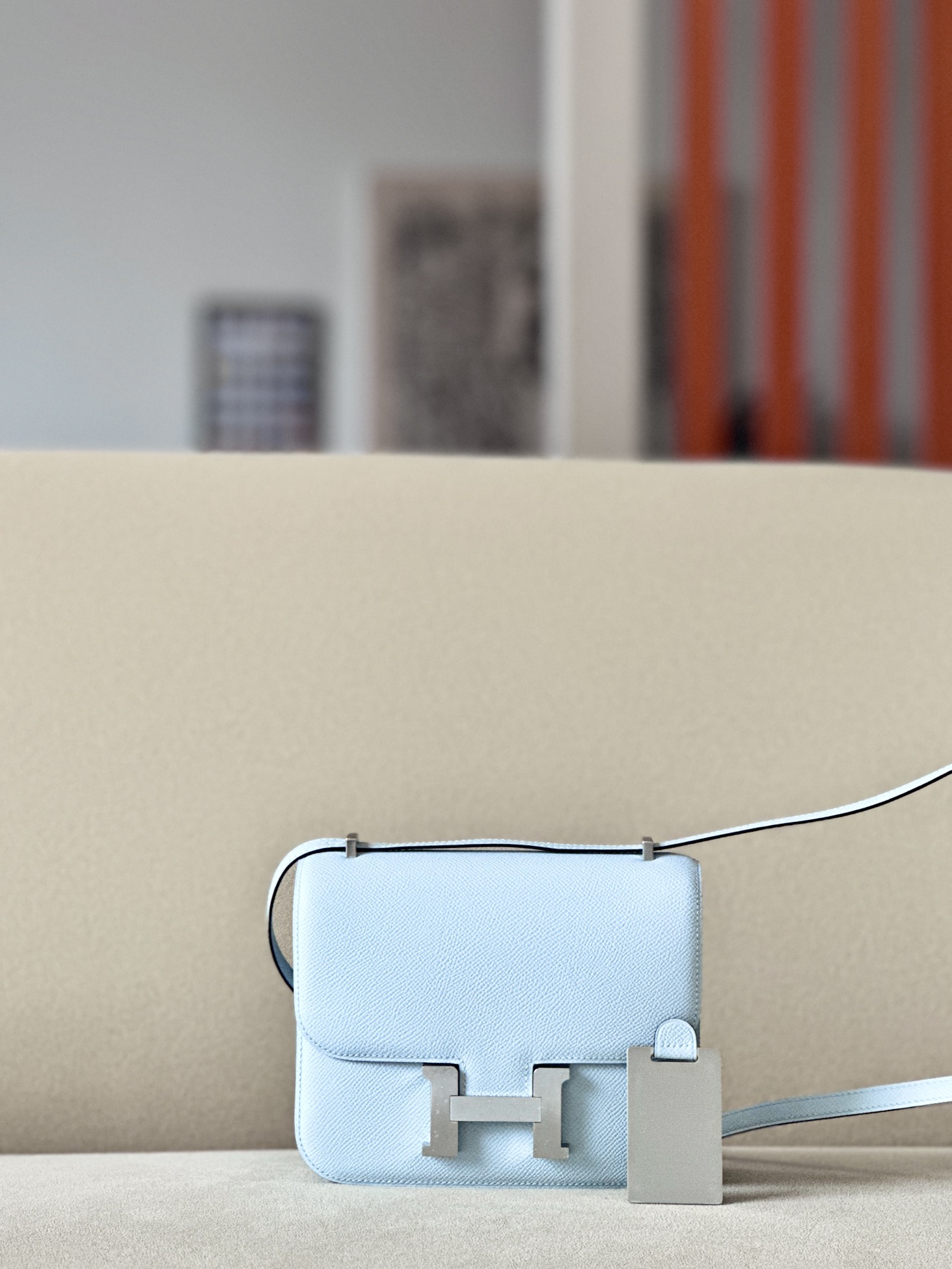 Constance 19 Epsom Blue Pale(08) Palladium Hardware Constance 19 Epsom Blue Pale(08) Palladium Hardware