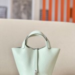 Picotin Lock 18 Clemence Vert Fizz(0S) Palladium Hardware