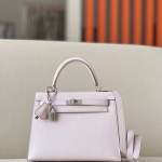Kelly 25 Epsom Mauve Pale (09) Palladium Hardware