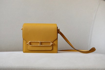 Roulis Mini Evercolor Jaune Amber (9D) Gold Hardware