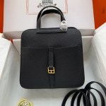 Hermes Halzan 25 Clemence Nior (89) Gold Hardware