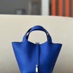 Picotin Lock 18 Clemence Bleu electrique(7T) Palladium Hardware