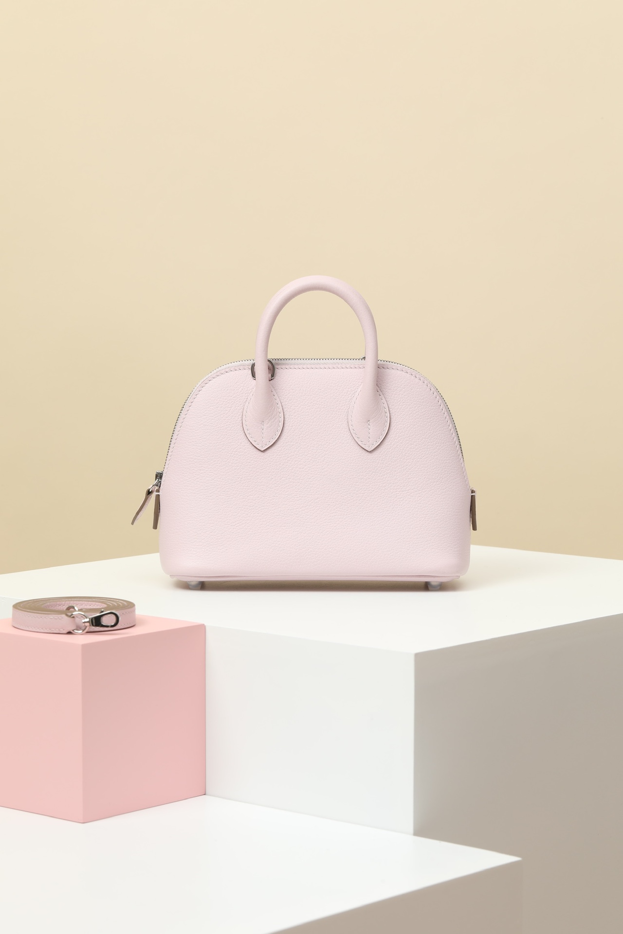 Bolide Mini Evercolor Mauve Pale (09) Palladium Hardware Bolide Mini Evercolor Mauve Pale (09) Palladium Hardware