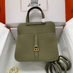 Hermes Halzan 25 Clemence Sauge (Q1) Gold Hardware