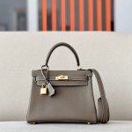 Kelly 25 Swift Etoupe (18) Gold Hardware