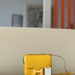 Constance 19 Epsom Jaune Amber(9D) Gold Hardware
